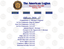 Tablet Screenshot of post1461.saratogalegion.org