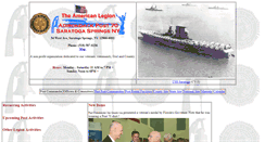 Desktop Screenshot of post70.saratogalegion.org